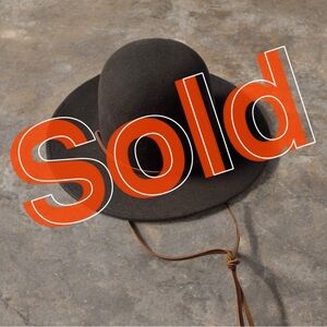 Conner Handmade 100% Wool Hat Chin Strap | Dark Brown | One Size Western Ranch